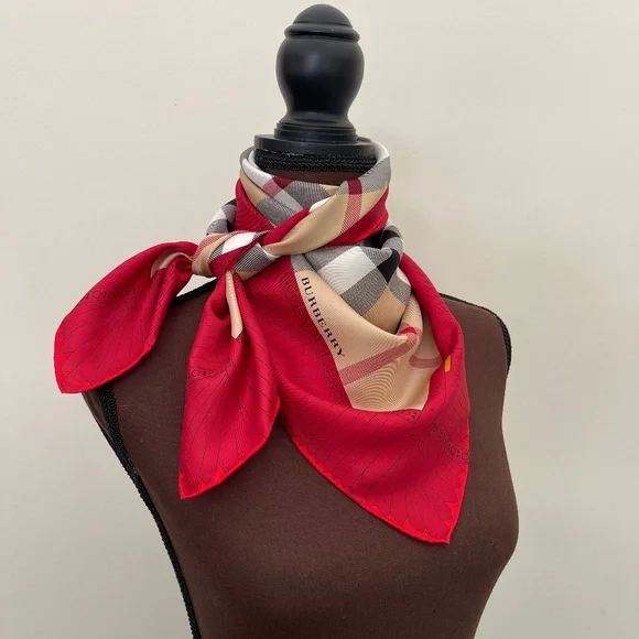 Burberry Silk Scarf - Picture 12 of 13